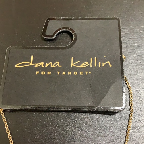 ▪️ JANA KELLIN FOR TARGET ▪️Gold and clear crystal necklace - Picture 3 of 9